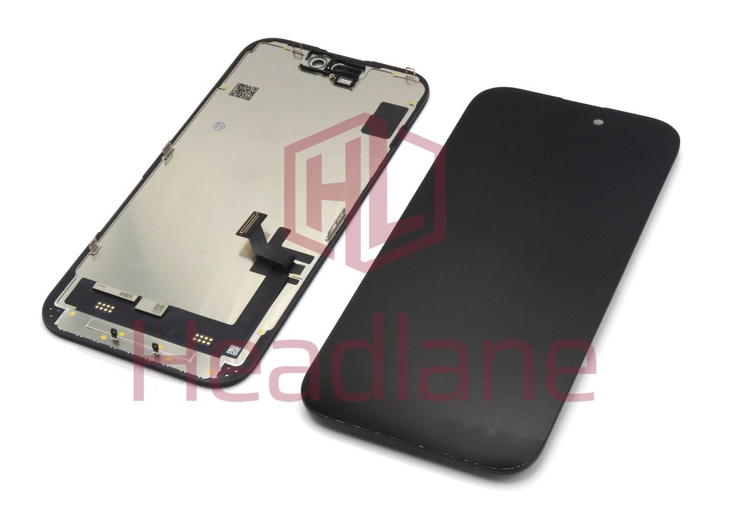 Display LCD Incell Per IPhone 15 Con Touch Screen - Kit Ricambio Nero